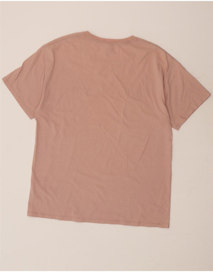 Champion Herren T-Shirt mit Grafik, Größe L, Rosa