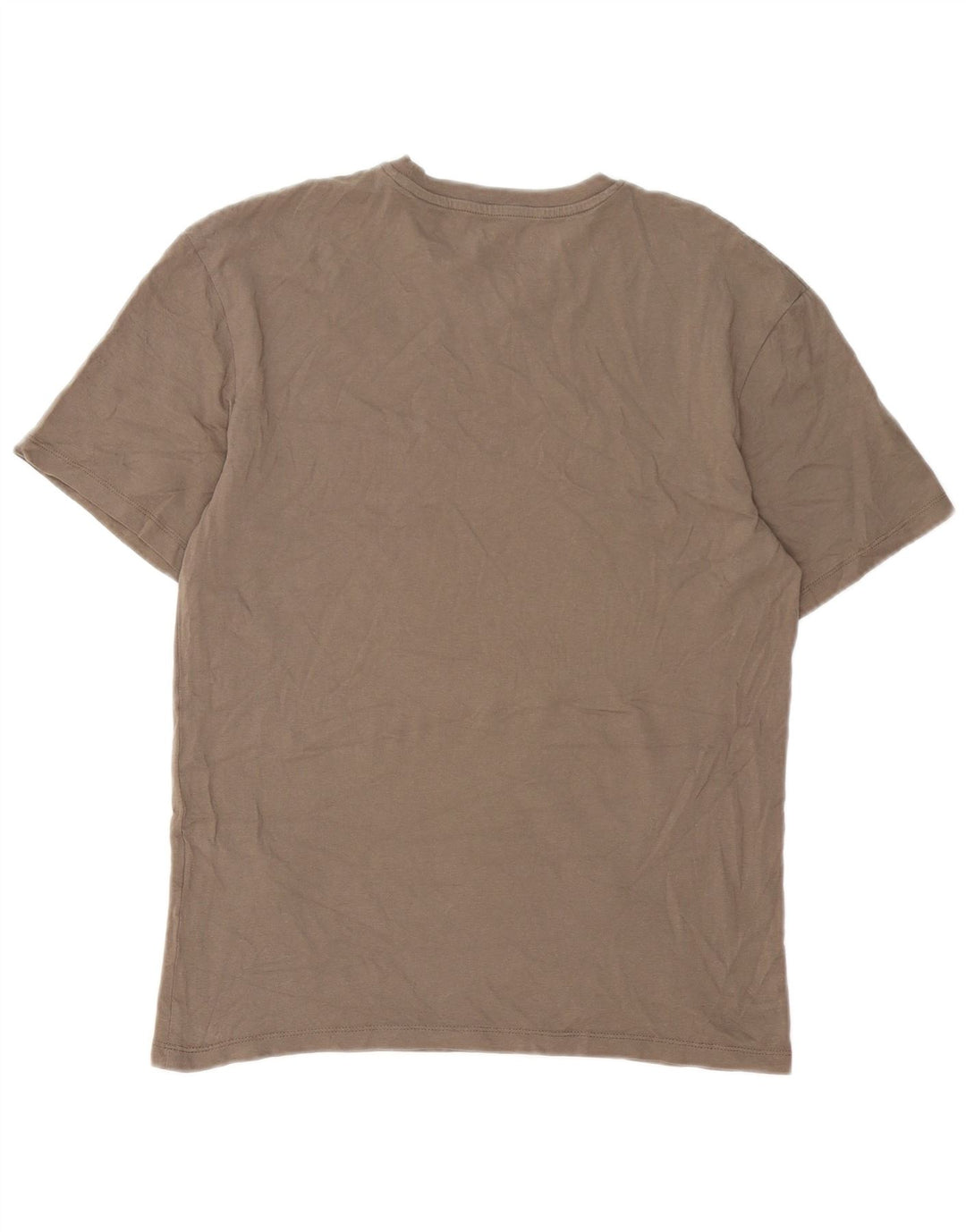 Jack & Jones Herren T-Shirt-Oberteil aus mittelbrauner Baumwolle