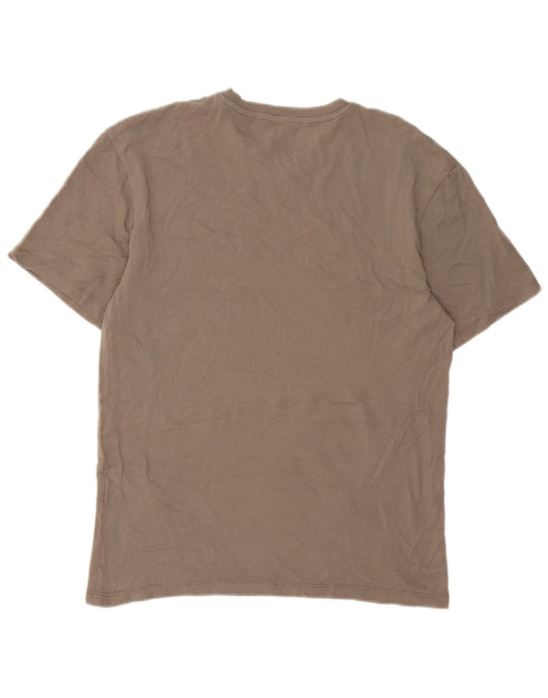 Jack & Jones Herren T-Shirt-Oberteil aus mittelbrauner Baumwolle