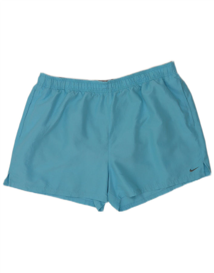 Nike Herren Sportshorts 2XL Blau Polyester