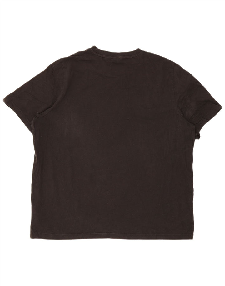 Puma Herren Grafik T-Shirt Top 2XL Schwarz Baumwolle