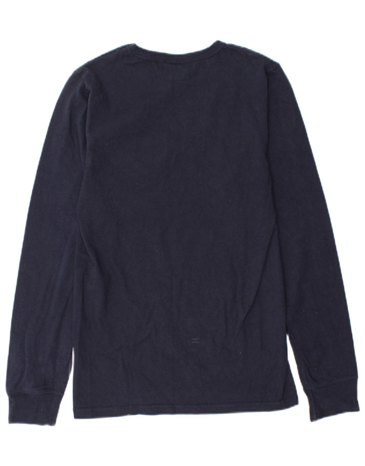 Champion Herren Graphic Top Langarm XS Marineblau Baumwolle