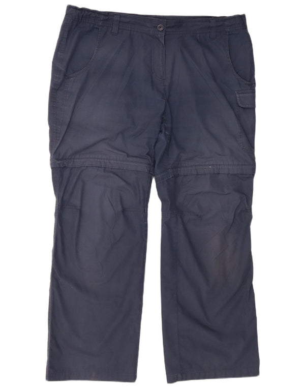 Berghaus Damen Gerade Cargohose UK 18 XL W40 L31 Marineblau