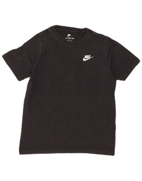 Nike T-Shirt für Jungen, 12–13 Jahre, Größe L, Schwarz, Baumwolle