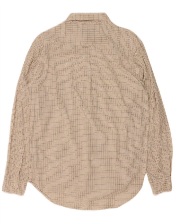 Fila Herren-Hemd, mittelbeige, kariert, Baumwolle