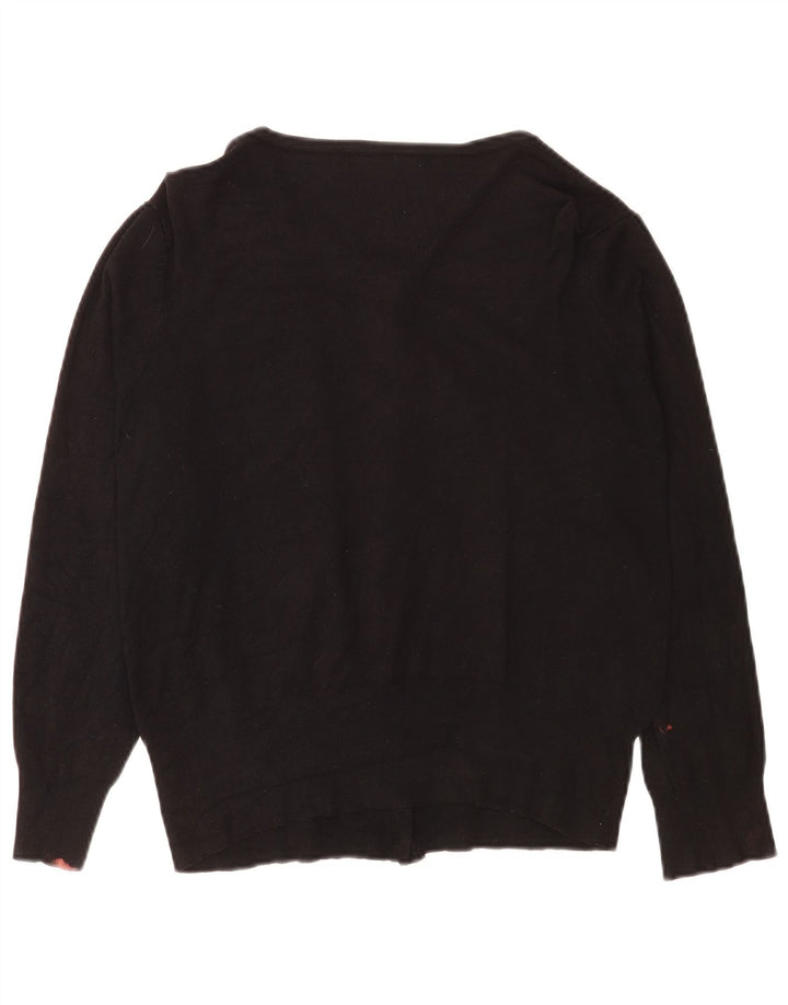 Marks & Spencer Damen Strickjacke UK 12 Mittelschwarz