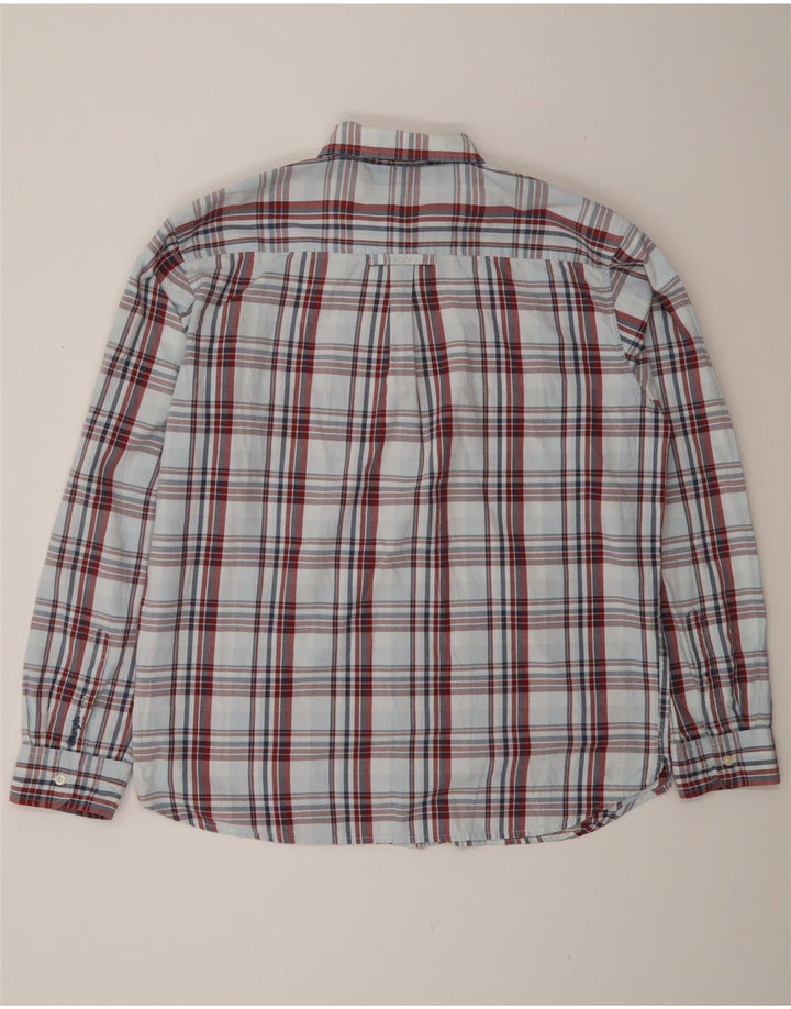 Wrangler Herrenhemd XL, blau kariert, Baumwolle