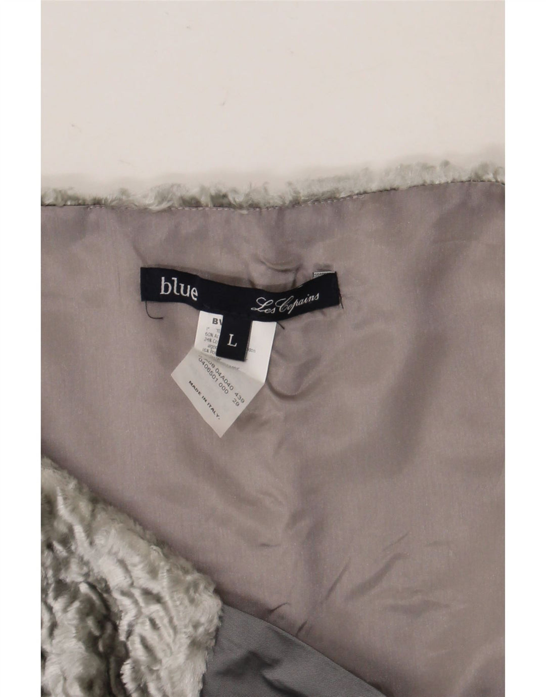 Les Copains Damen Bolerojacke UK 14 Large Grau Acetat