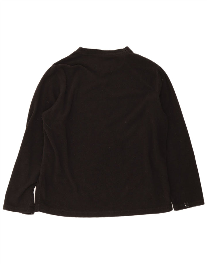 Marks & Spencer Herren-Fleecepullover, Größe L, Schwarz, Polyester