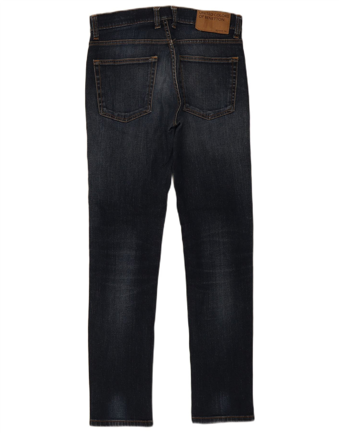 Benetton Herren Skinny Jeans W30 L32 Blau
