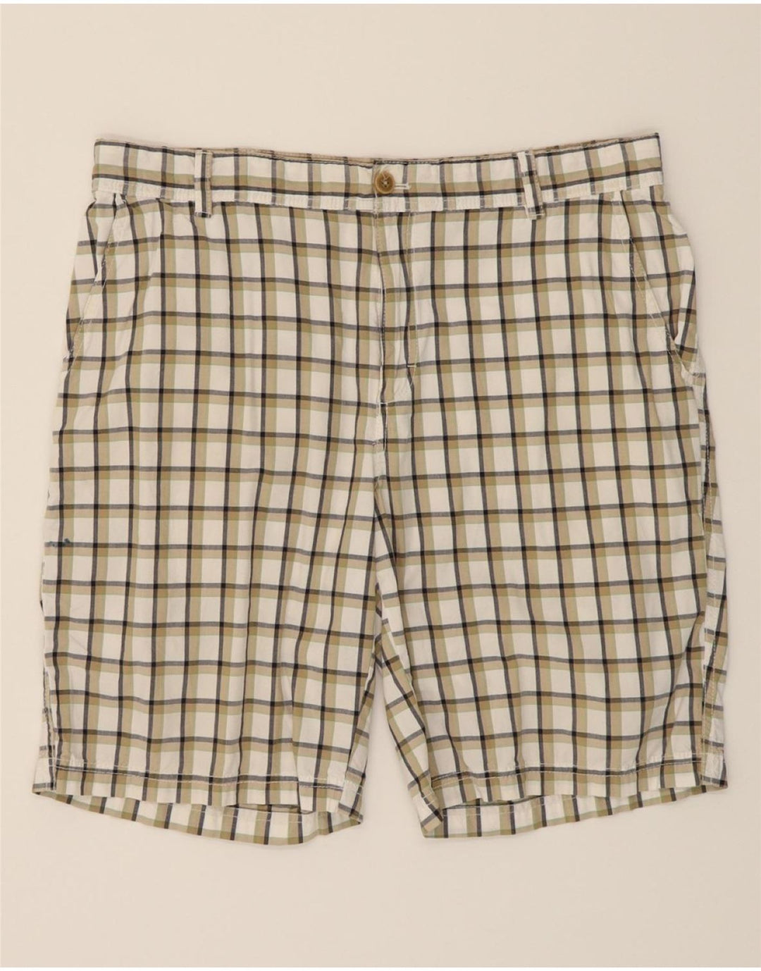 IZOD Mens Chino Shorts W36 Large  Multicoloured Check Cotton Vintage Izod and Second-Hand Izod from Messina Hembry 
