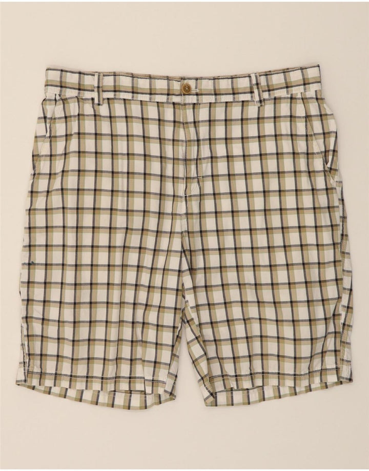 IZOD Mens Chino Shorts W36 Large  Multicoloured Check Cotton Vintage Izod and Second-Hand Izod from Messina Hembry 