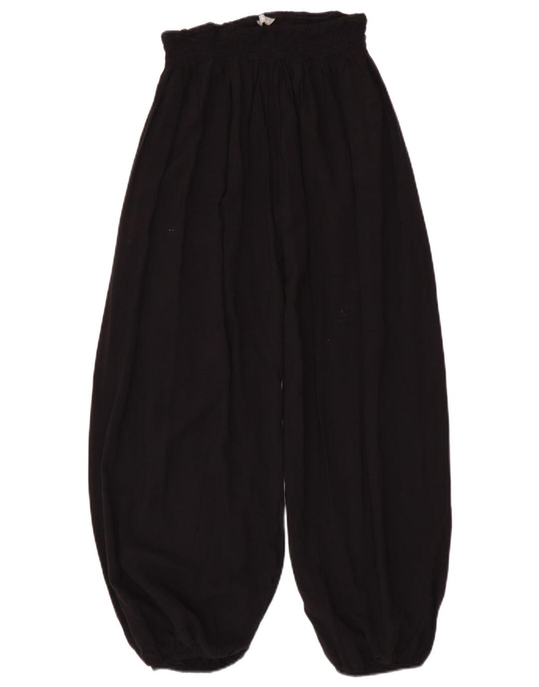 Marks & Spencer Damen Haremshose UK 10 Small W26 L26 Schwarze Viskose