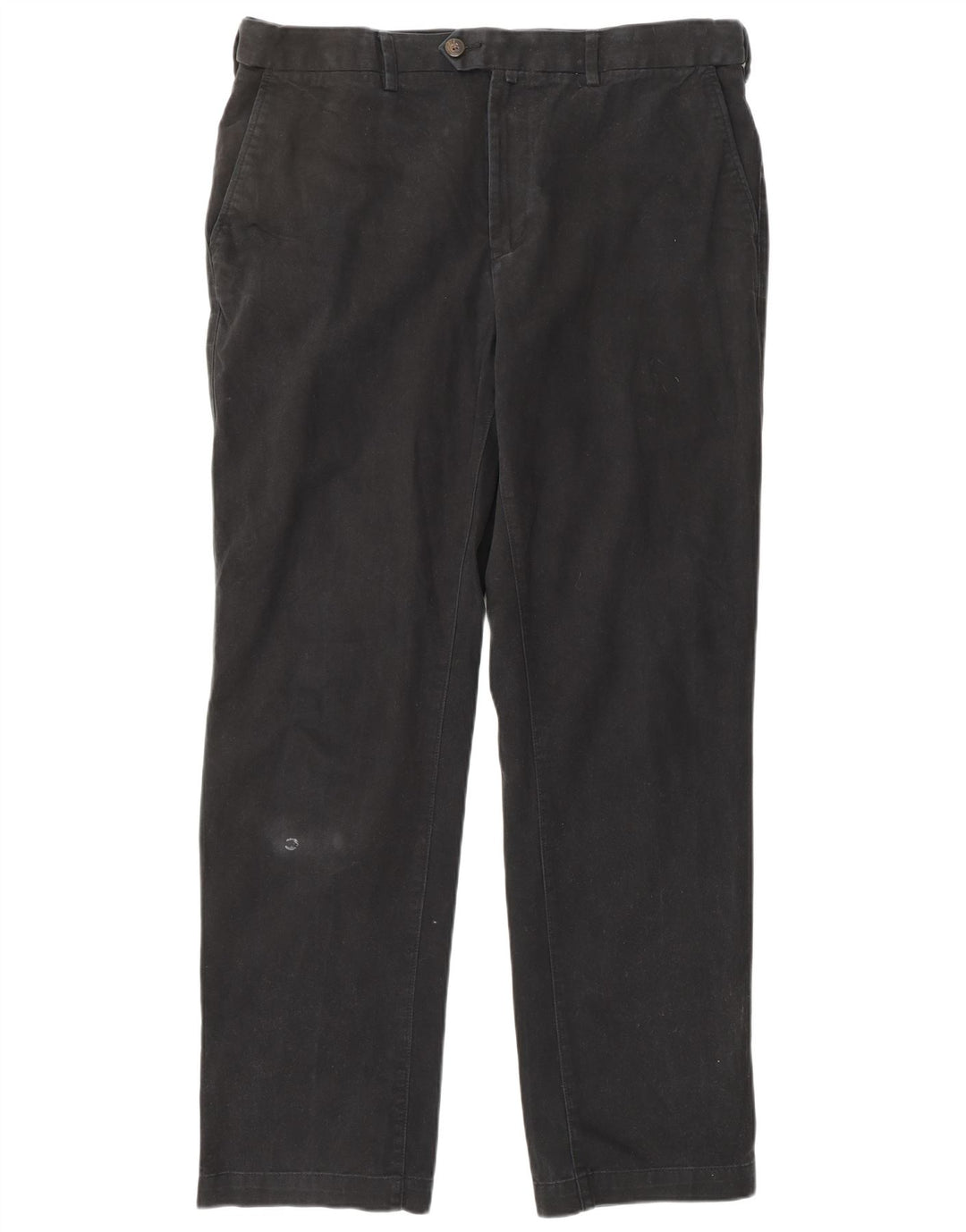 MARKS & SPENCER Herren Blue Harbour Tapered Chinohose W36 L33 Schwarz