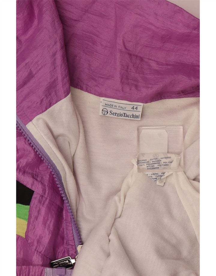 Sergio Tacchini Damen-Trainingsanzug, IT 44, mittelviolett, Farbblock