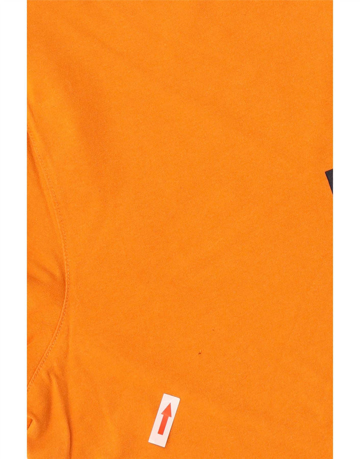 Puma Herren Grafik T-Shirt Top Large Orange