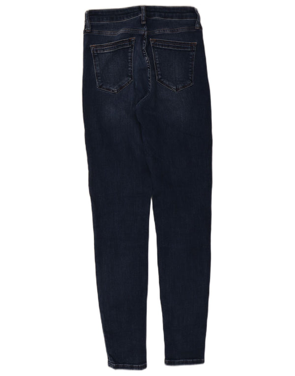 Reiss Damen Skinny Jeans W28 L29 Blaue Baumwolle