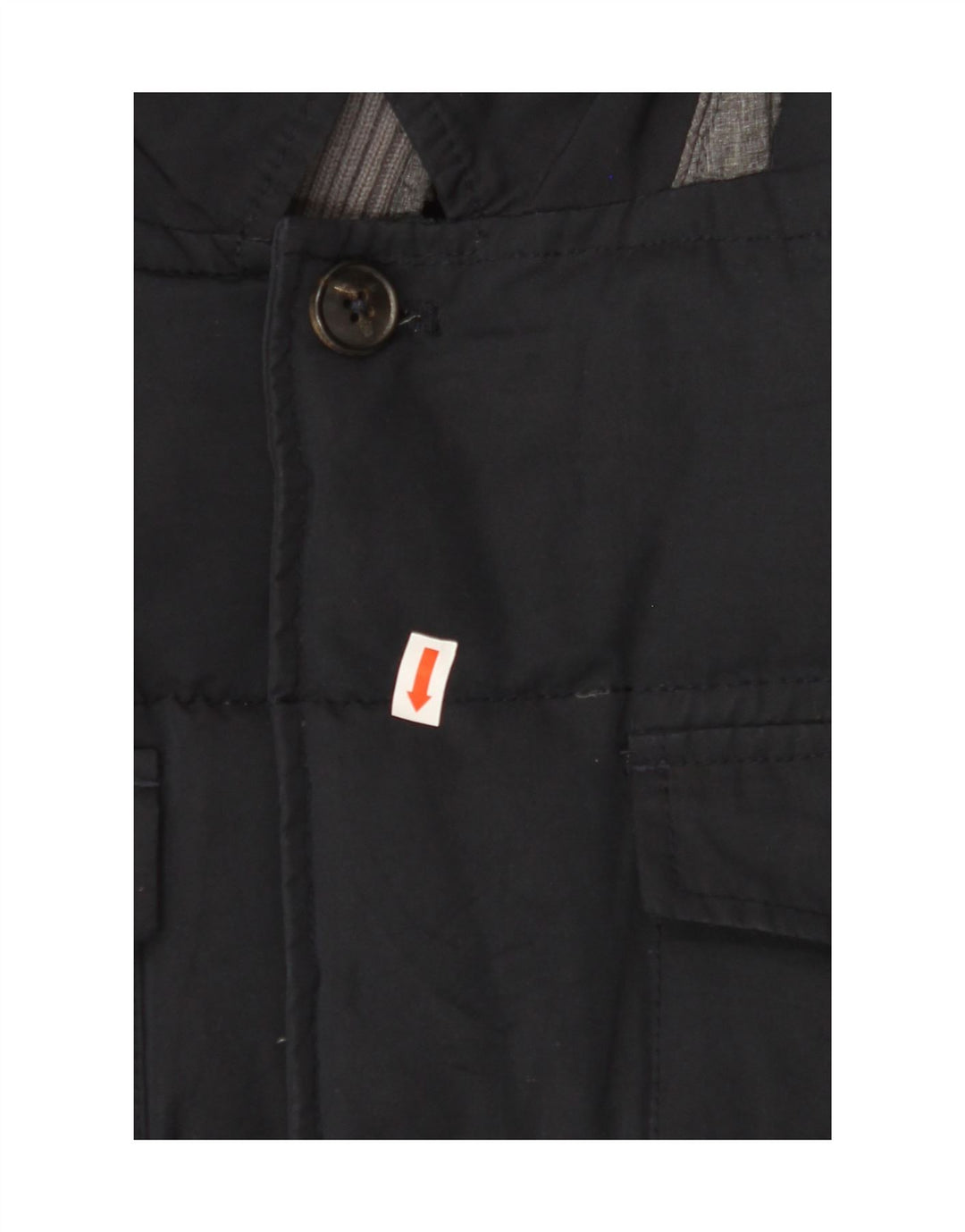 MASSIMO DUTTI Mens Padded Jacket UK 40 Large Navy Blue Nylon Vintage Massimo Dutti and Second-Hand Massimo Dutti from Messina Hembry 