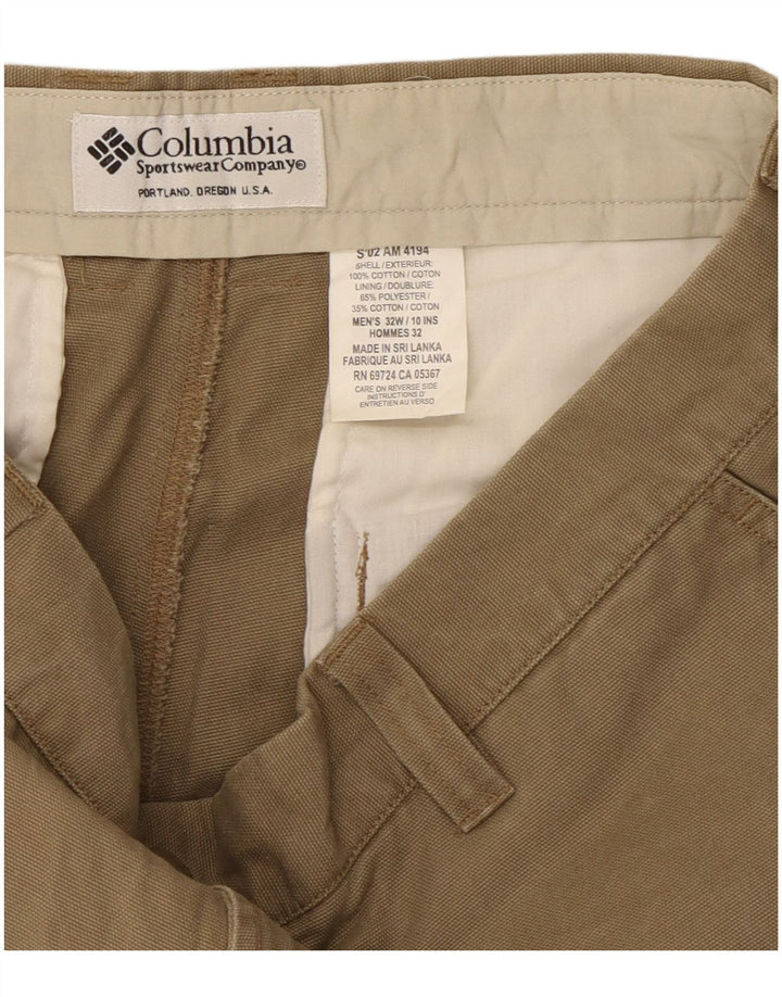 Columbia Herren Cargoshorts W32 Medium Khaki Baumwolle