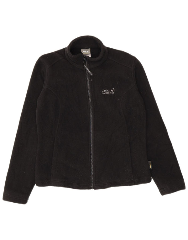 Jack Wolfskin Damen Liner Fleecejacke UK 12/14 Mittelschwarzes Polyester