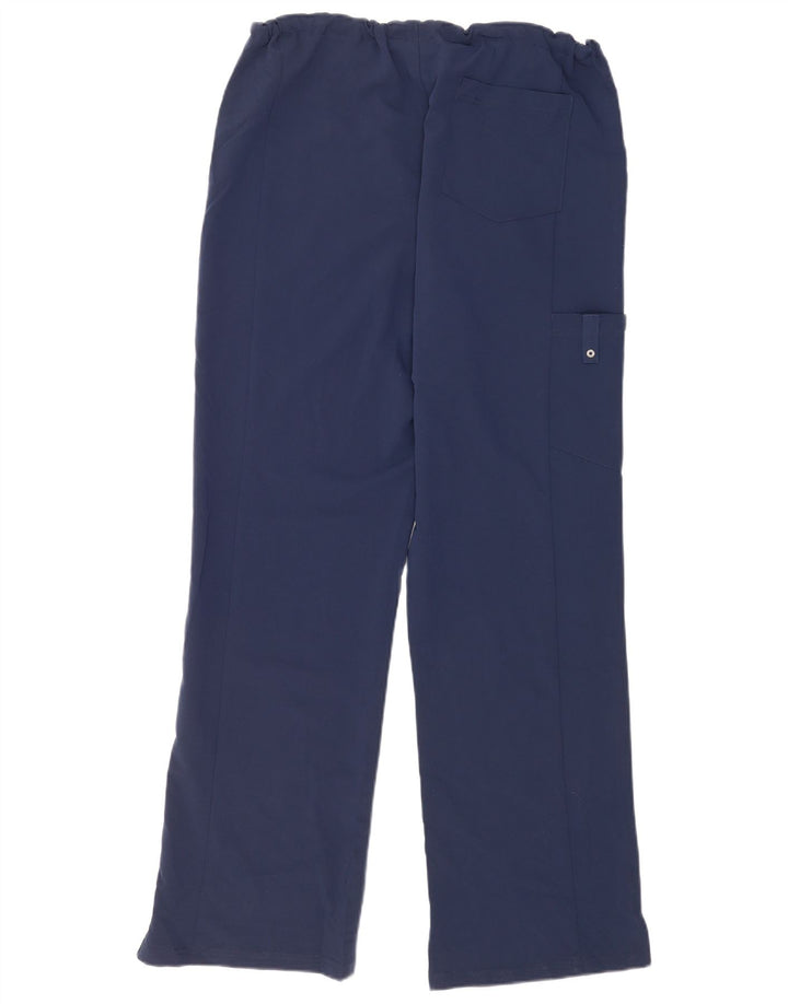Dickies Gerade Cargohose für Damen, Größe L, W34, L33, Marineblau, Polyester