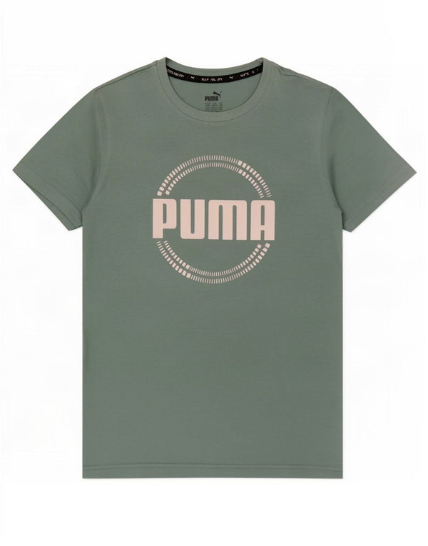 Puma Jungen Grafik T-Shirt Top 13-14 Jahre Grün