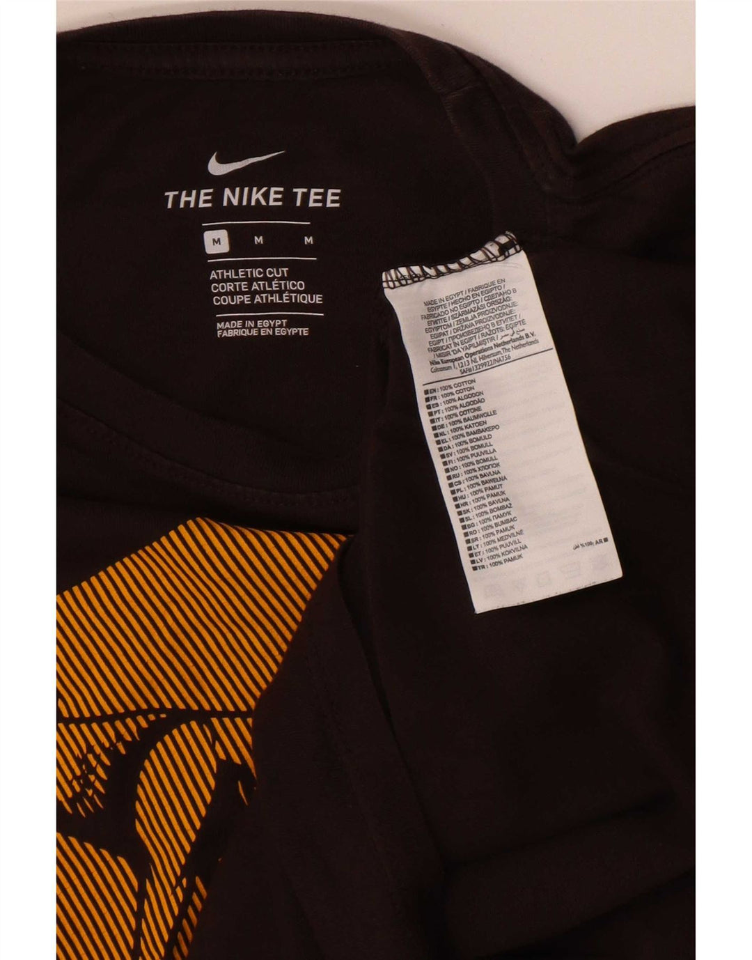 Nike Herren Roma Grafik-T-Shirt aus mittelbrauner Baumwolle