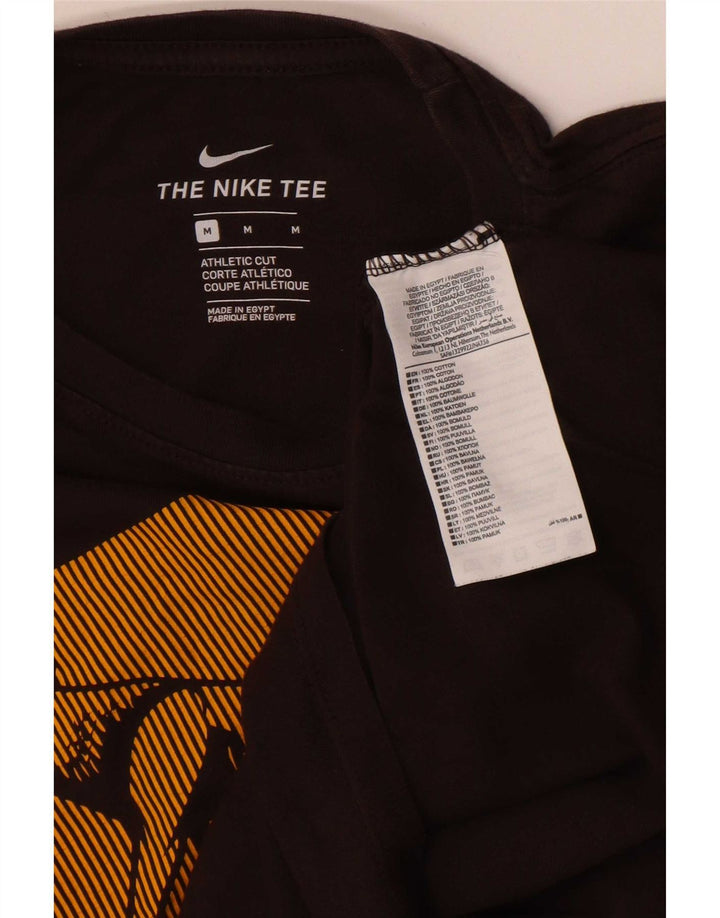 Nike Herren Roma Grafik-T-Shirt aus mittelbrauner Baumwolle