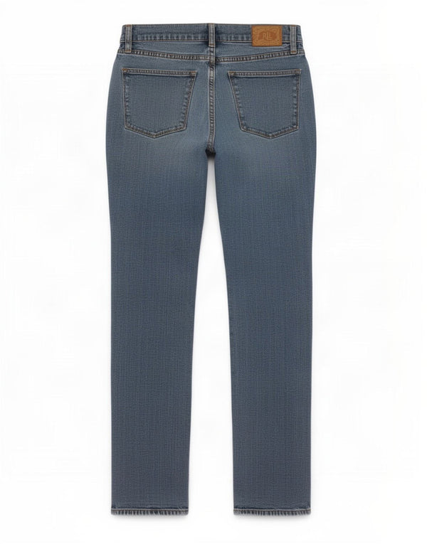 Ralph Lauren Damen Slim Jeans US 8 Medium W30 L30 Blaue Baumwolle