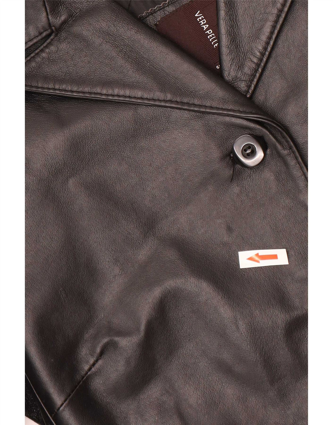 Conbipel Damen Ledermantel IT 40 Small Schwarz