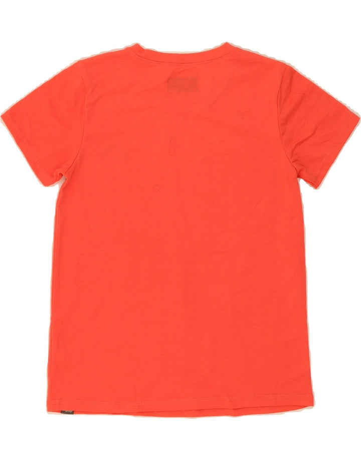 EDDIE BAUER Girls T-Shirt Top 14-15 Years Large  Orange Polyester Vintage Eddie Bauer and Second-Hand Eddie Bauer from Messina Hembry 