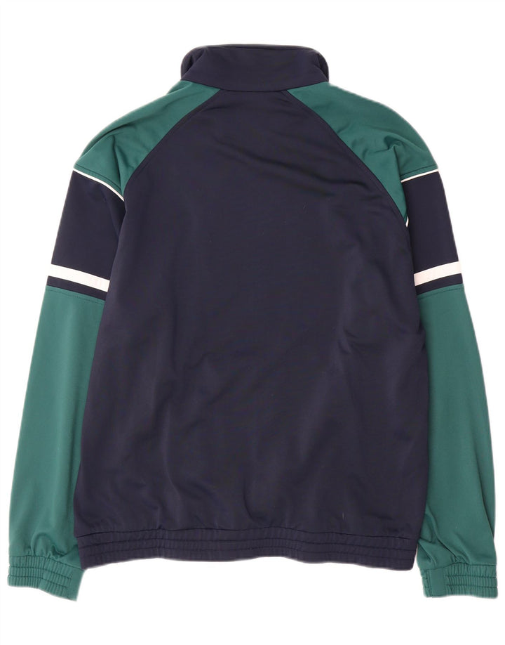 Lotto Herren-Trainingsanzug-Oberteil, Jacke, klein, marineblau, Farbblock-Polyester