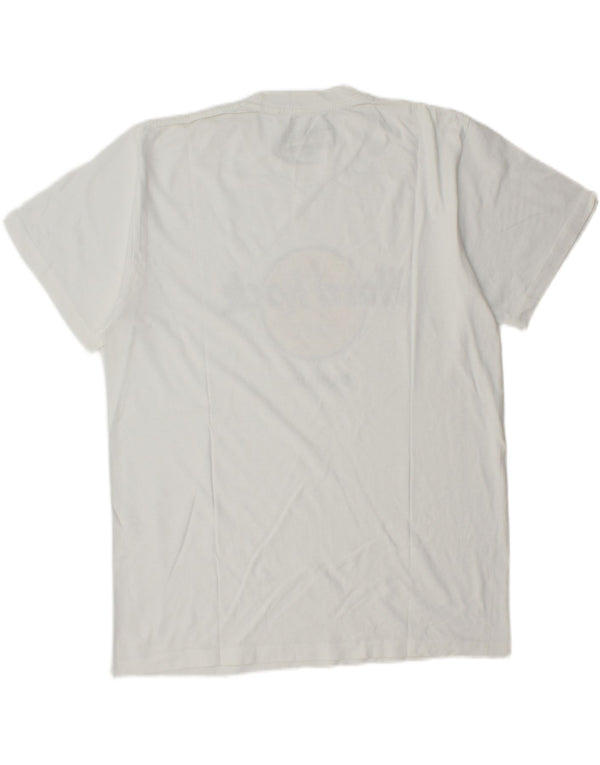 Hard Rock Cafe Dublin Grafik-T-Shirt für Herren, groß, aus weißer Baumwolle