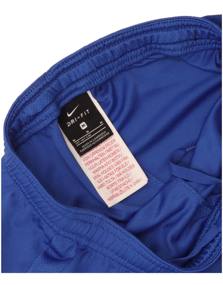 Nike Dri Fit Sportshorts für Jungen, 10–11 Jahre, mittelblaues Polyester