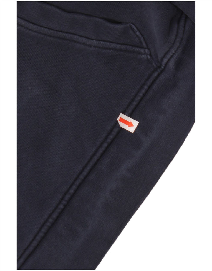 ELLESSE Jungen-Pullover mit grafischem Kapuzenpullover, 15–16 Jahre, marineblaue Baumwolle