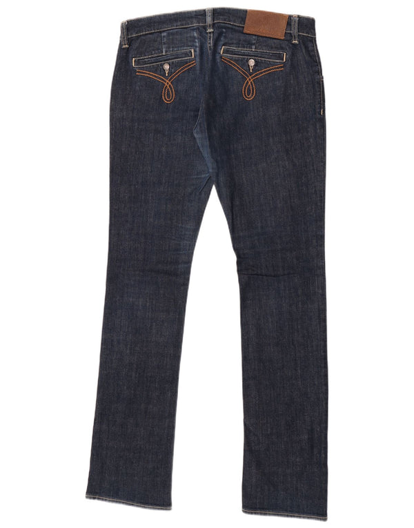 Calvin Klein Damen Low Waist Slim Jeans W32 L32 Marineblau Baumwolle