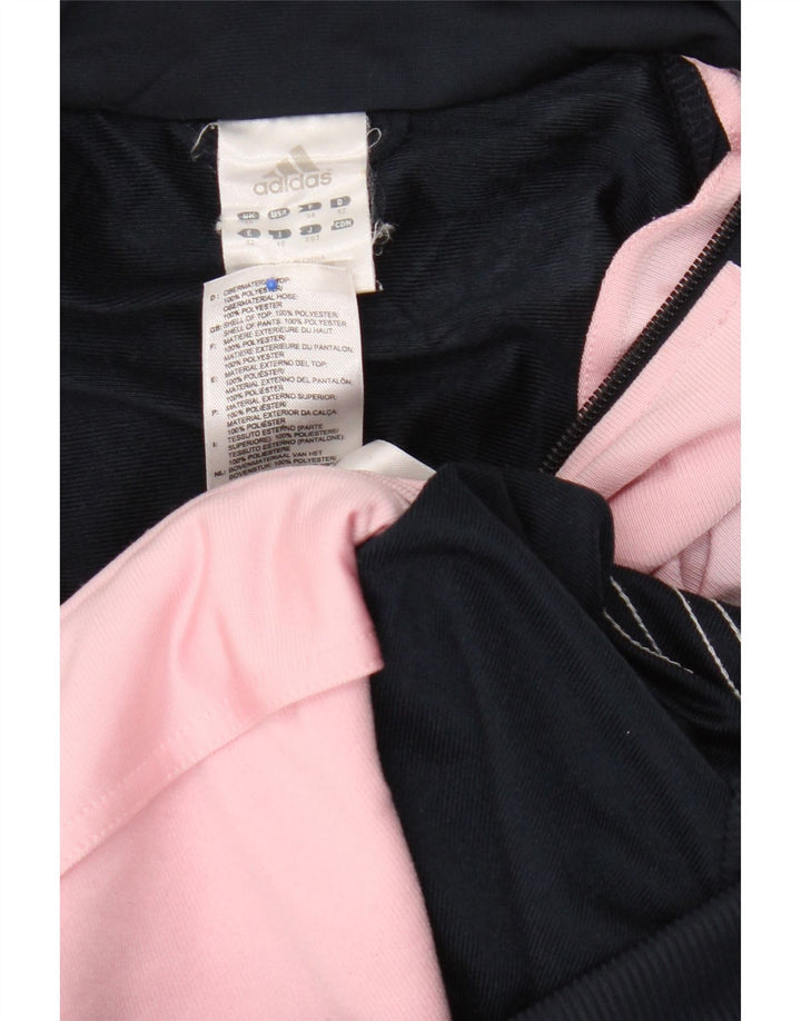 Adidas Damen-Trainingsanzug-Top-Jacke, UK 16, Größe L, Marineblau, Farbblock