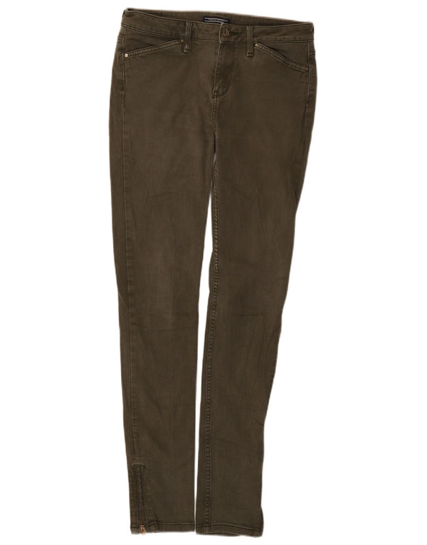 Tommy Hilfiger Damen Skinny Jeans US 8 Medium W28 L30 Khaki Baumwolle