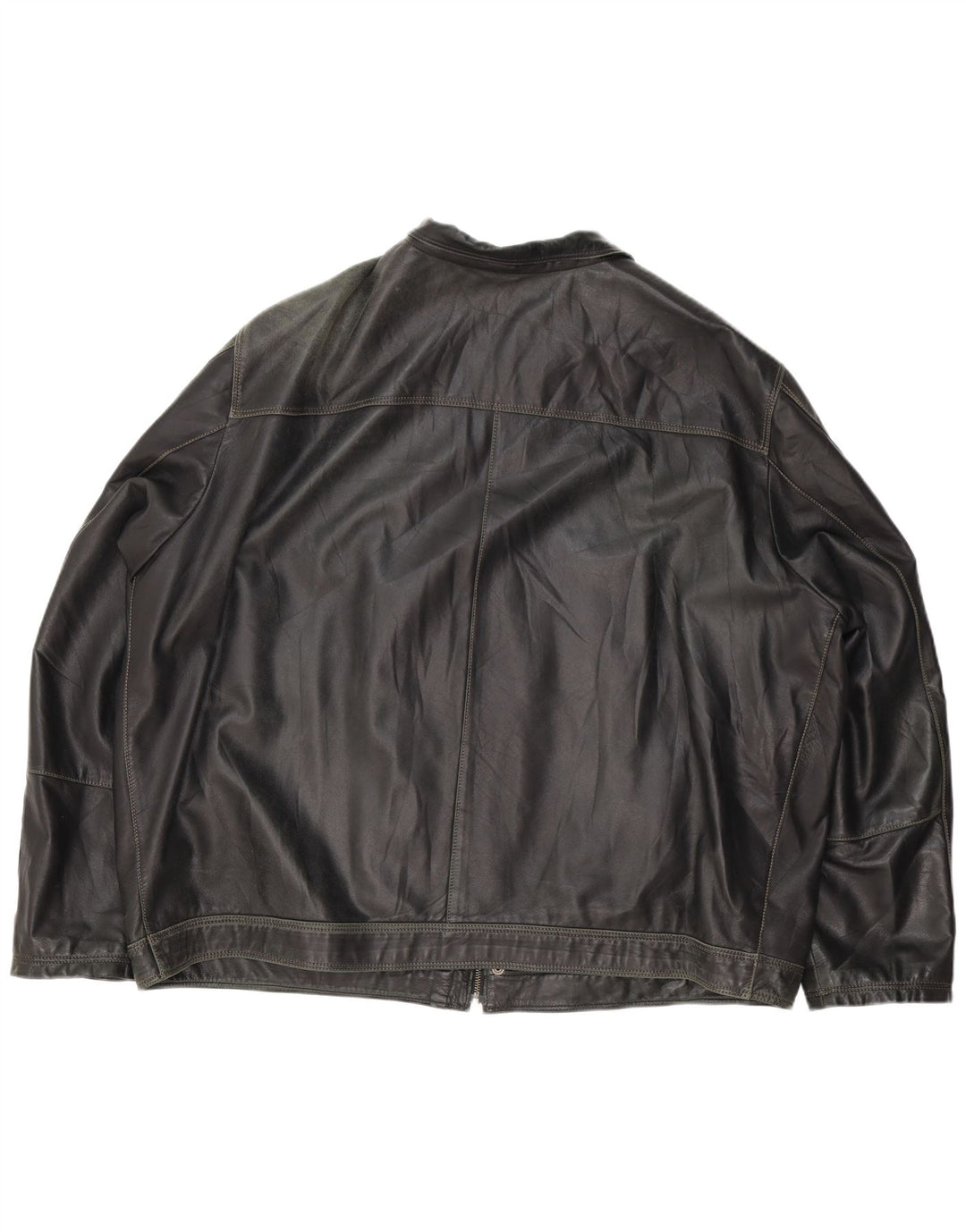 Vintage Herren Lederjacke UK 44 2XL Schwarz
