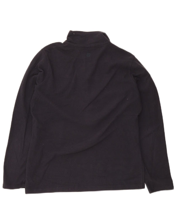 Mountain Warehouse Damen-Fleecepullover mit Reißverschluss am Hals, UK 14, Mittelmarineblau