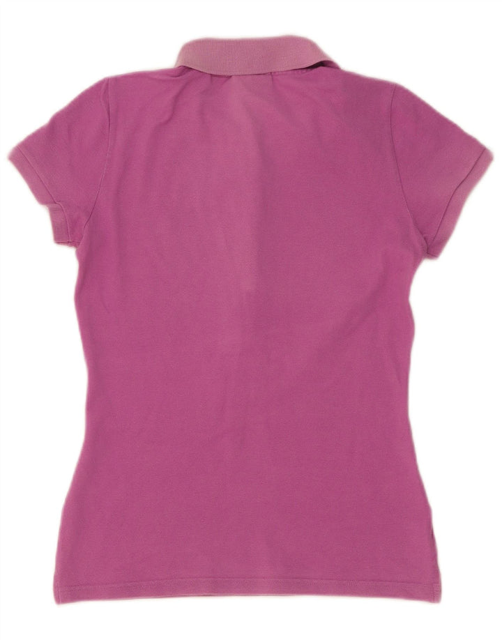 Lacoste Damen-Poloshirt, Größe 36, klein, rosa Baumwolle