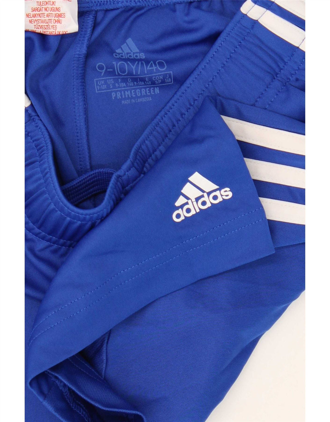 Adidas Jungen Aeroready Sportshorts 9–10 Jahre, blaues Polyester