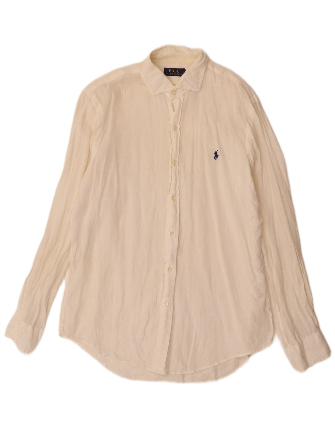 Polo Ralph Lauren Herrenhemd Medium Off White Linen