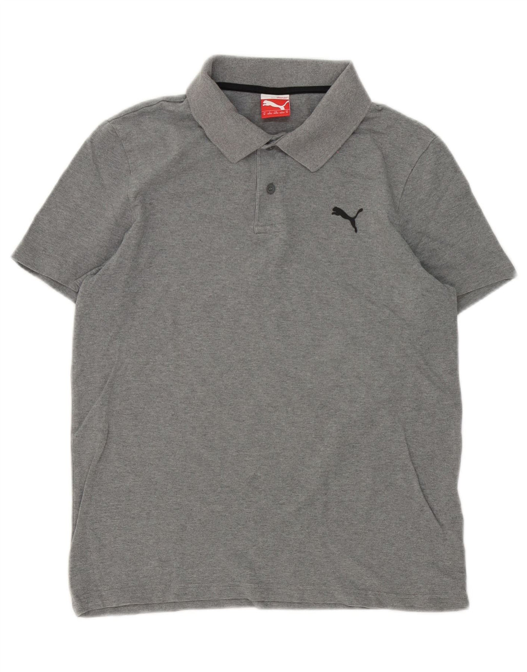 Puma Herren Poloshirt mittelgraue Baumwolle