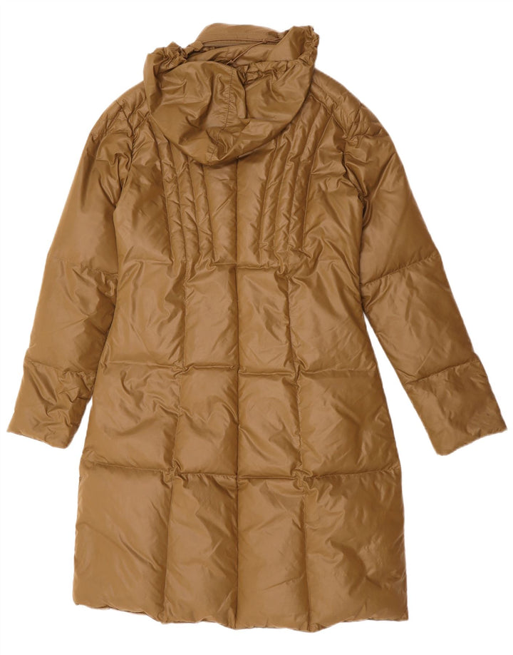 Guess Wattierter Damenmantel mit Kapuze, UK 14, Medium Khaki, Polyamid