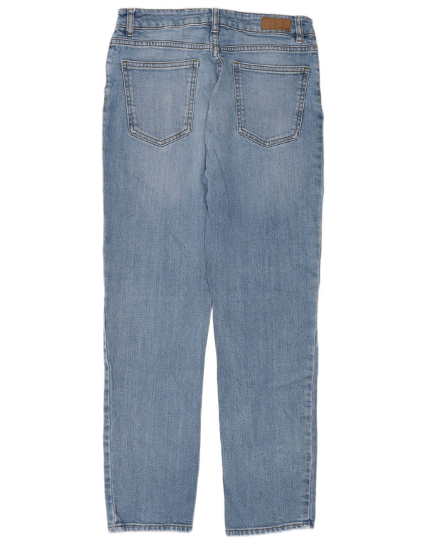 Fat Face Damen Chesham Girlfriend Tapered Jeans UK 10 Small W28 L27 Blau