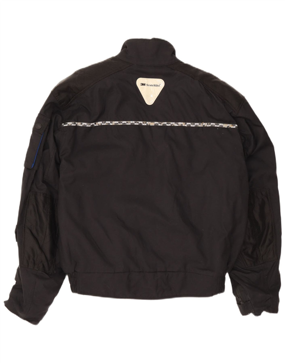 Weise Herren Racer Jacke UK 40 Large Schwarz Polyamid