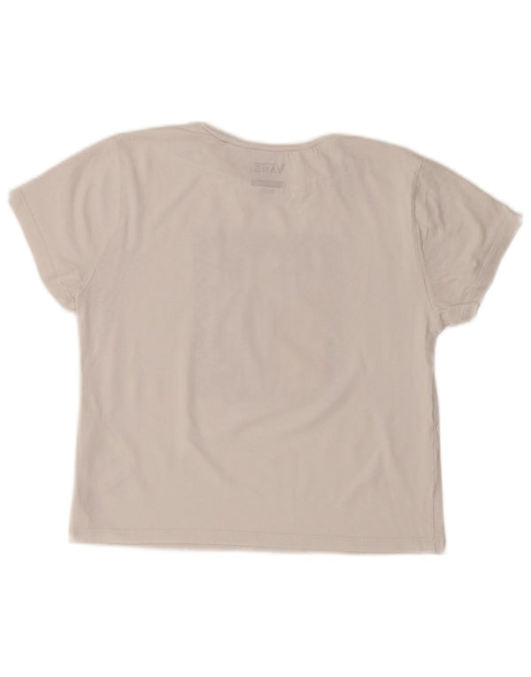 Vans Crop Graphic T-Shirt für Mädchen, 14–15 Jahre, Größe L, weiße Baumwolle