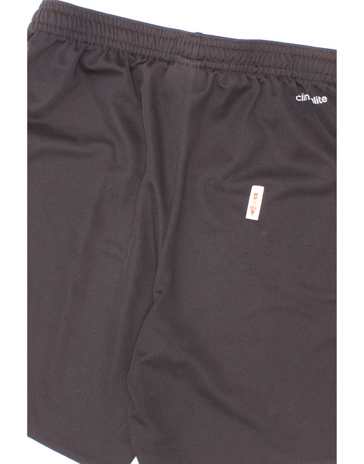 Adidas Sportshorts für Jungen, 11–12 Jahre, schwarzes Polyester