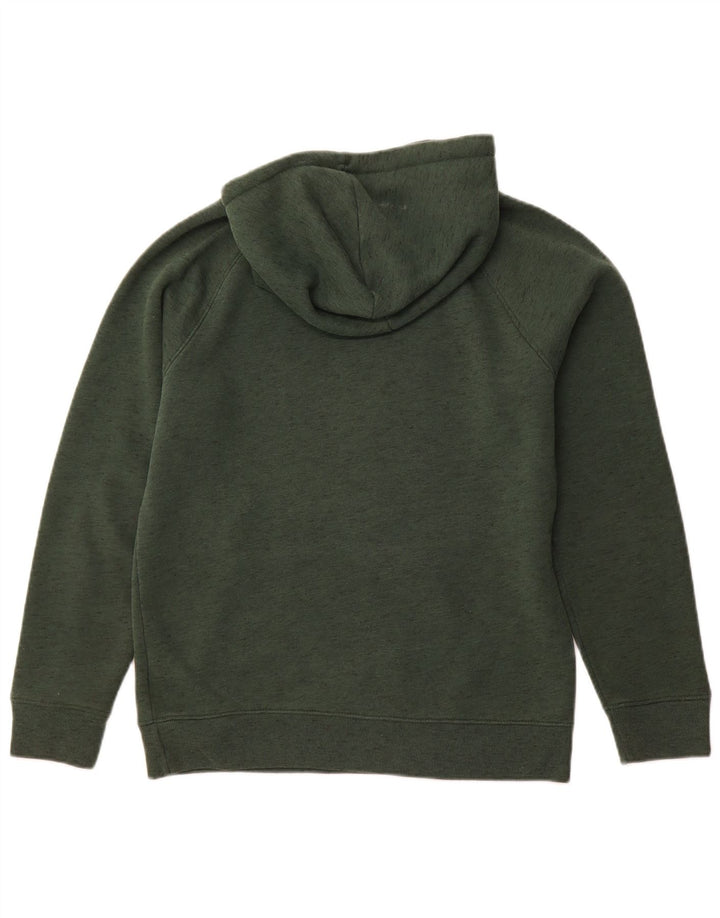 HOLLISTER Herren-Kapuzenpullover, klein, grün gefleckte Baumwolle